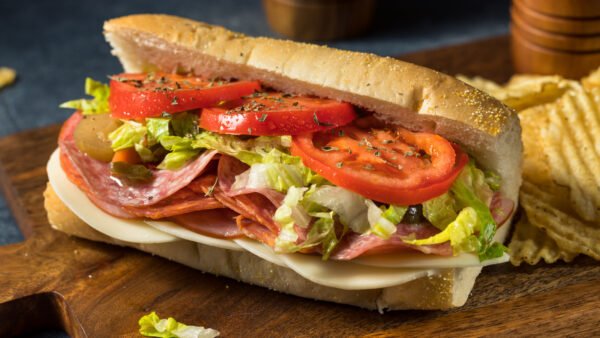 Veg BBQ sauce  sandwich