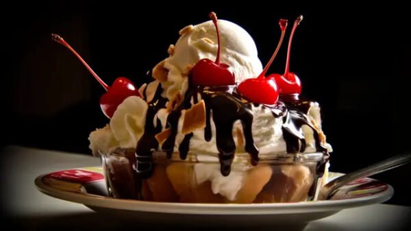 Chocolate sundae